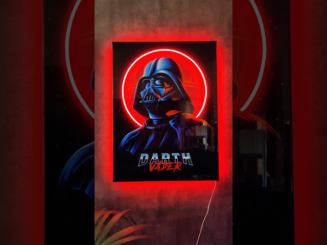 Vídeo relacionado con Darth Vader Star Wars - Lienzo para pared, diseño de Darth Vader (12 x 8 pulgadas)