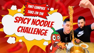 Download lagu TWO LUMPIAS TAKE ON THE SPICY NOODLE CHALLENGE mp3