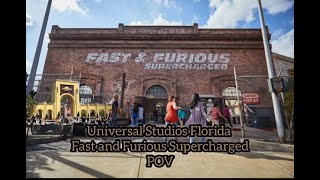 Univeral Studios Florida Fast and Furious Supercharged POV 2021