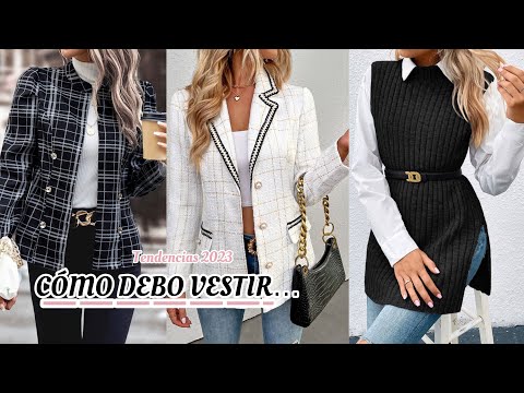 MODA CASUAL 2023  CÓMO COMBINAR TU ROPA Y VESTIR BIEN OTOÑO INVIERNO 2023 LOOKS Y OUTFITS CASUALES