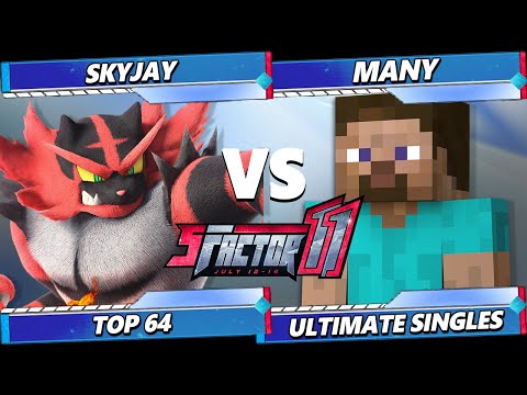 S Factor 11 - Skyjay (Incineroar) Vs. Many (Steve) Smash Ultimate - SSBU