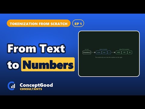 From Text to Numbers | Tokenization from Scratch #1