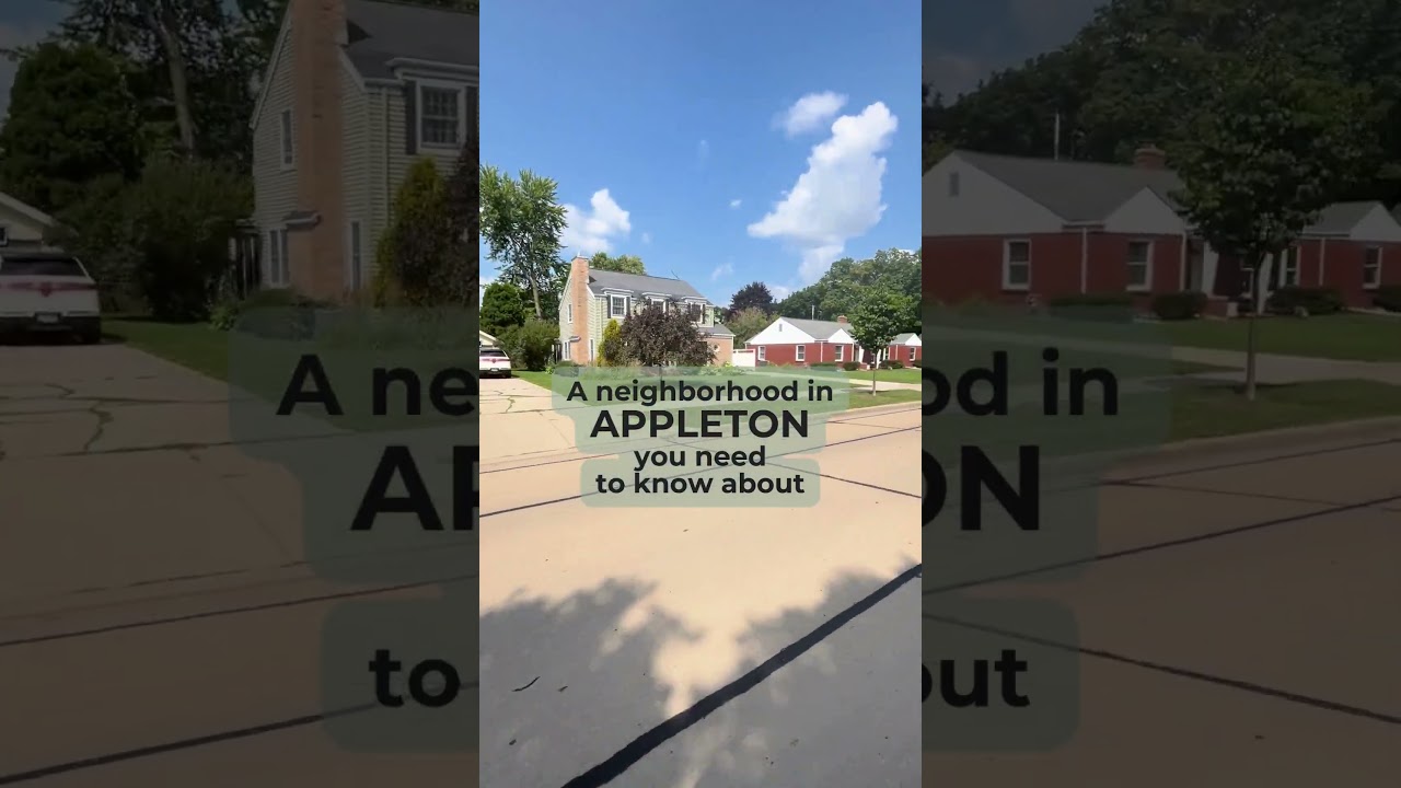 A neighborhood in Appleton you need to know about!