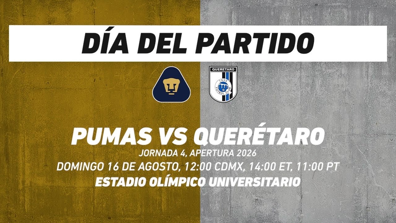 Pumas vs Querétaro, frente a frente: Liga MX