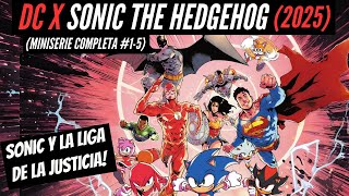 ¡La LIGA DE LA JUSTICIA y SONIC contra Darkseid! // DC x Sonic the Hedgehog #1-5 (2025)