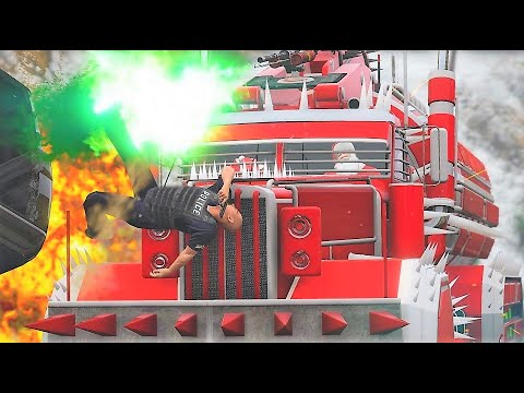 GTA 5 SANTA'S VICIOUS CERBERUS CRASHES - IMPACT COMPILATION #31