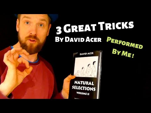 3 great tricks from a book I bought at Blackpool magic convention
