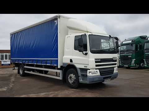 Daf CF 65-220, 2014/64 reg, 26ft Curtainsided Body Truck, ULEZ Compliant
