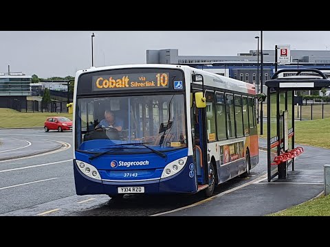 VIA THE TYNE TUNNEL: Route 11 | YX14RZO/37143 - Stagecoach North East: ADL E20D/ADL Enviro 200