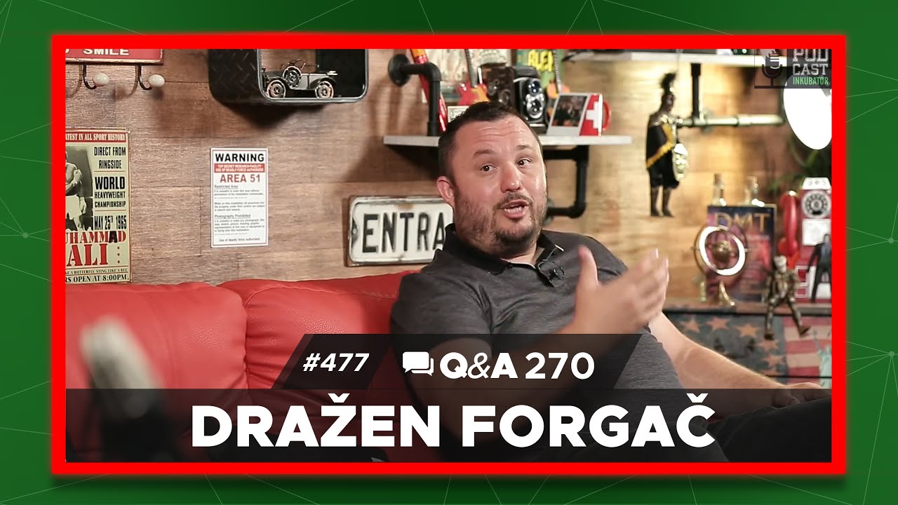 Podcast Inkubator #477 Q&A 270 - Dražen Forgač (Miočić vs. Cormier 3)