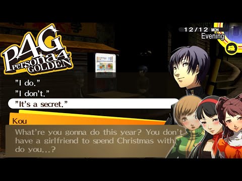 Does Narukami Have A Christmas Date? (All Choices) | Persona 4 Golden