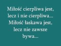 Piotr Rubik - Miłość cierpliwa jest, lecz i nie cierpliwa ...