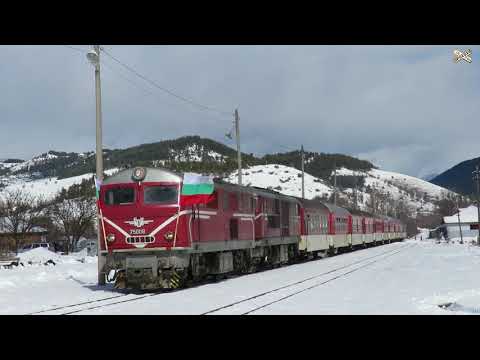 Festal train in Rhodope railway 3/3/2018