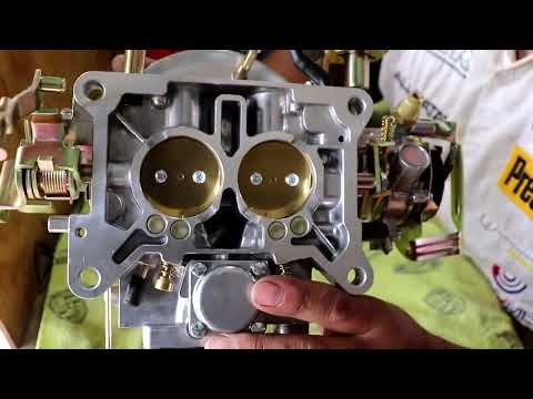 MOTORCRAFT 2-CHOKE FORD CARBURETOR, ADJUSTMENTS.