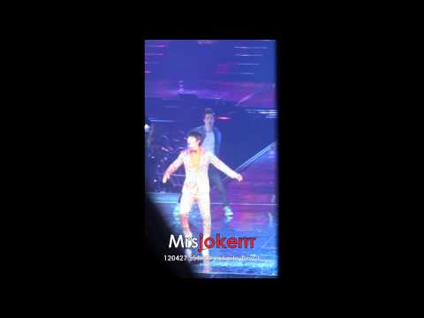 [Fancam] 120427 SS4INA Day 1 Oppa Oppa performance - Donghae Focus (short clip)