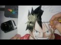 Speed Drawing - Monkey D. Luffy (One Piece ...