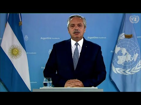 Ante la ONU, el Presidente habló de un "deudicidio" por parte del gobierno de Mauricio Macri