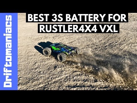 Best 3S Battery For Traxxas Rustler 4x4 VXL - First Bash