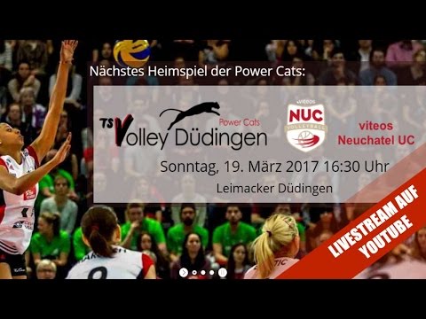 NLA Volleyball Playoff 1/4 Final: TS Volley Düdingen - Viteos NUC