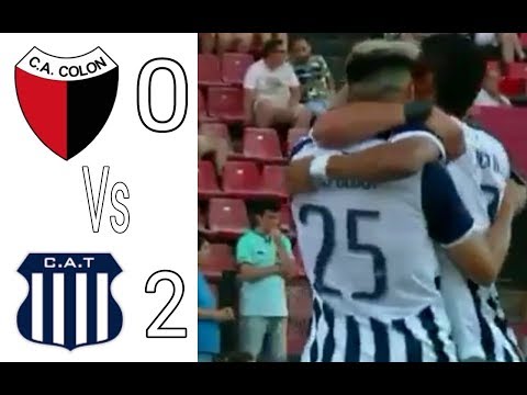 Colón De Santa Fe Vs Talleres De Cordoba 0 — 2 Goles Y Resumen Superliga 2017/18