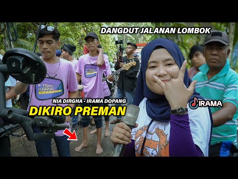 NIA DIRGHA CERIA SEKALI NYANYI DIKIRO PREMAN BARENG DANGDUT JALANAN IRAMA DOPANG