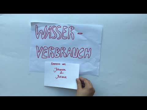 Wasserverbrauch - Erklärvideo für den naturwissenschaftlichen Sachunterricht in der Grundschule