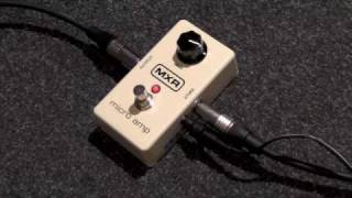 Video thumbnail for MXR Micro Amp by Pedal Tone