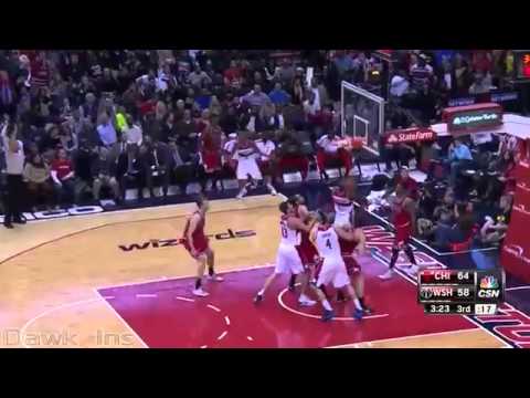 Derrick Rose vs John Wall Full Highlights 43 Pts, 13 Assists Bulls vs Wizards Dec 23, 2014 NBA