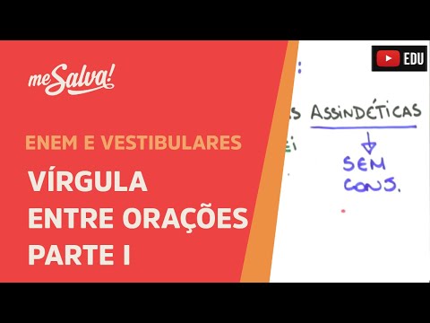 Me Salva! PON03 - Pontuação - Vírgula entre orações (parte 1)