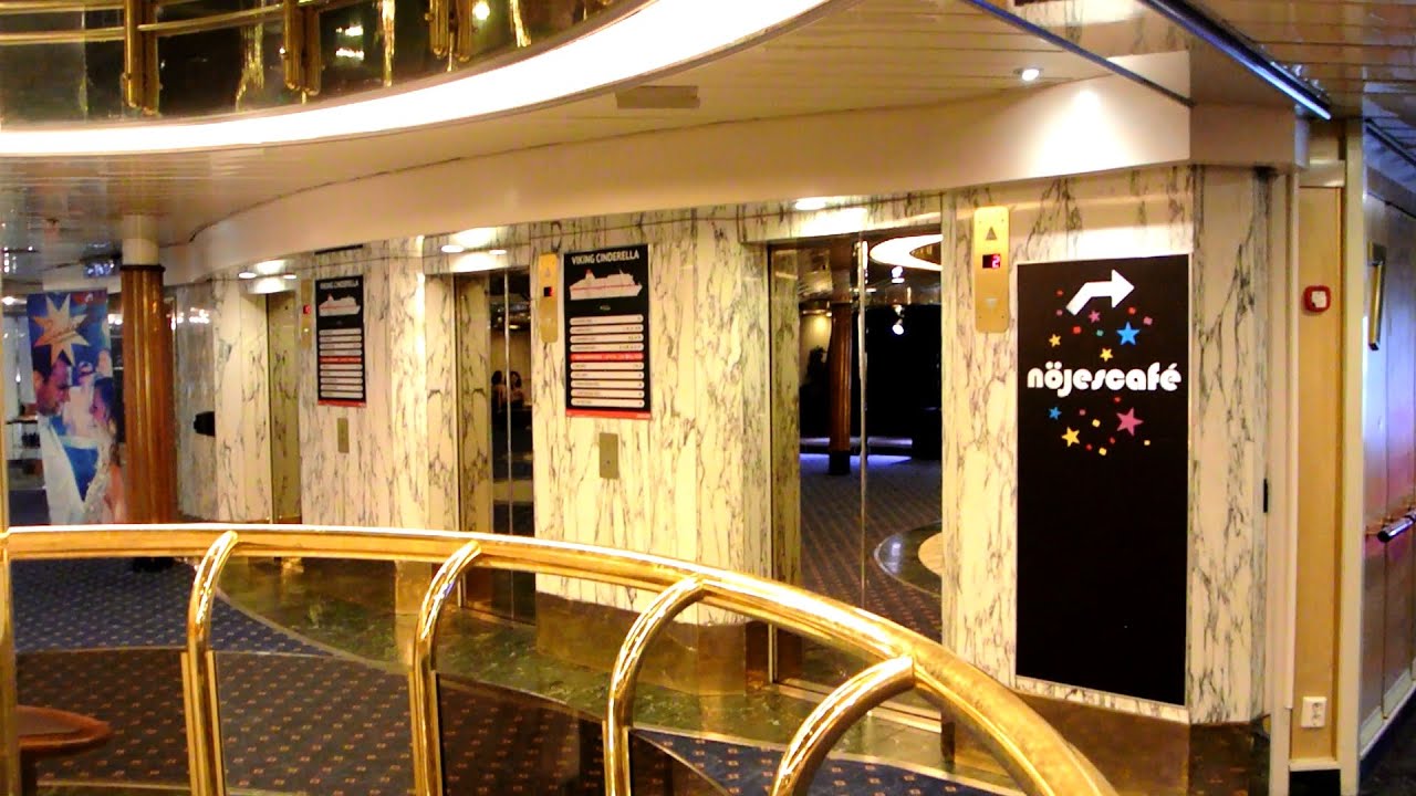 FULL TOUR of the amazing 1989 DAN elevators @ Cruiseferry M/S Cinderella (Viking Line)