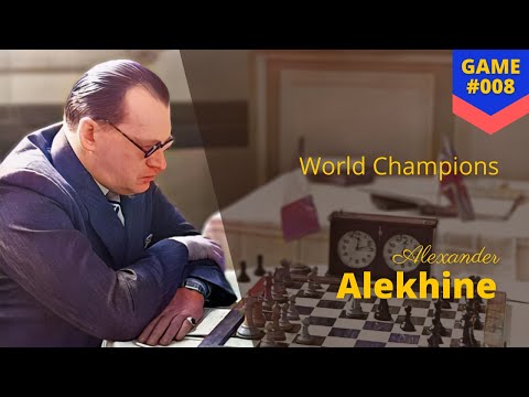 Alekhine Checkmates Potemkin With An Amazing Queen Sacrifice!!