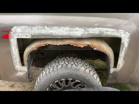 2012 Chevy Silverado patch panel and inner panel replacement