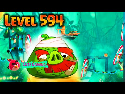 Angry birds 2 ⭐️⭐️⭐️Level 594 COMPLETE ❤️ SUBSCRIBE ❤️
