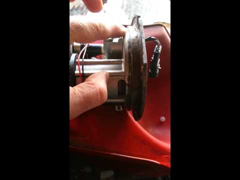 Fuel filter replaced in the tank of a Ducati 916 bp