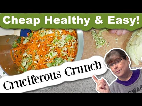 Homemade Cruciferous Crunch for Salads, Stirfries, and More!
