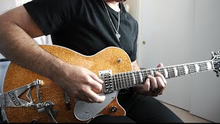 Video thumbnail for Gretsch 89 Vintage Select - Gold Sparkle Jet - Quick Demo by Tim Nienhuis @gretschguitars by Tim Nienhuis