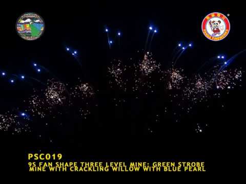 PSC019 - 1.5 INCH SLICE CAKE - WIZARD FIREWORKS