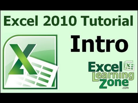 Microsoft Excel 2010 Tutorial - Part 00 of 12 - Introduction