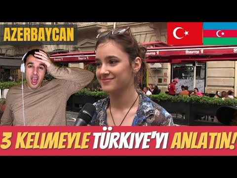 İtalyan Tepkisi 🇹🇷 🇦🇿 Azerbaycan’a Sorduk: Türkiye Deyince Aklınıza Gelen 3 Şey
