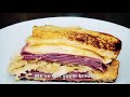 Reuben Sandwich And Sriracha Russian Dressing