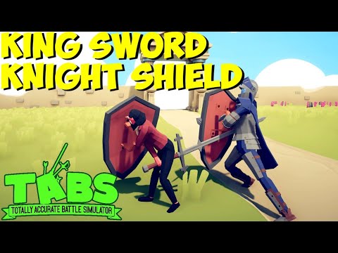 The Teacher vs Every Unit (King Sword + Knight Shield Edition) 1v1 - TABS MODDED