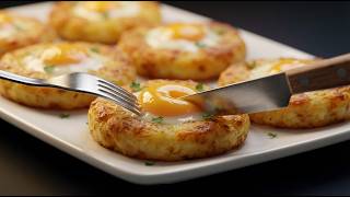 Potatoes with eggs taste better than meat! A brilliant family meal in 10 minutes!