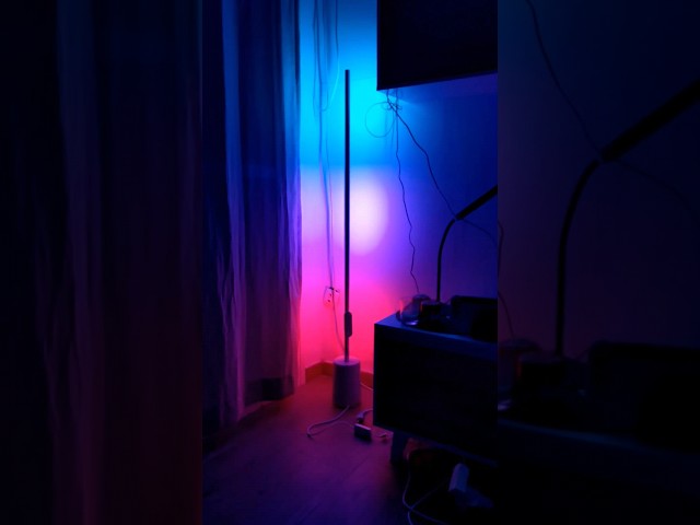 Vídeo relacionado con Lámpara de Pie LED Regulable RGB para sala de estar, 160 cm, con control por aplicación y mando a distancia, sincronización de música y temporizador, para decoración de fiestas
