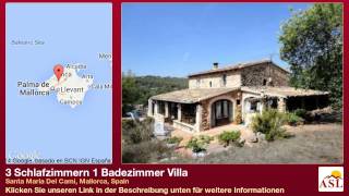 preview picture of video '3 Schlafzimmern 1 Badezimmer Villa zu verkaufen in Santa Maria Del Cami, Mallorca, Spain'