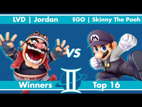 Interstellar 2: Top 16 - LVD | Jordan (Wario, Sephiroth) vs EGO | Skinny the Pooh (Mario)