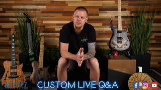 Live Custom Q&amp;A with Jeff Kiesel 05/11