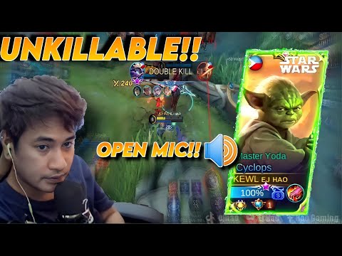 THIS RANDOM TEAMMATE REALLY IMPRESS ON MY CYCLOPS MASTER YODA GAMEPLAY - Mobile Legends