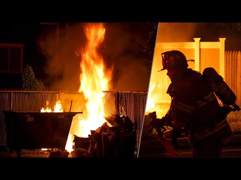 Pre Arrival Dumpster Fire Point Pleasant Beach, New Jersey 5/31/21