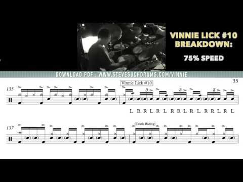 Vinnie Colaiuta LICK #10 - [ 24 Days Of Vinnie ]