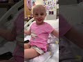 Little Girl With Bone Marrow Failure Cuts Her Own Hair 🥹